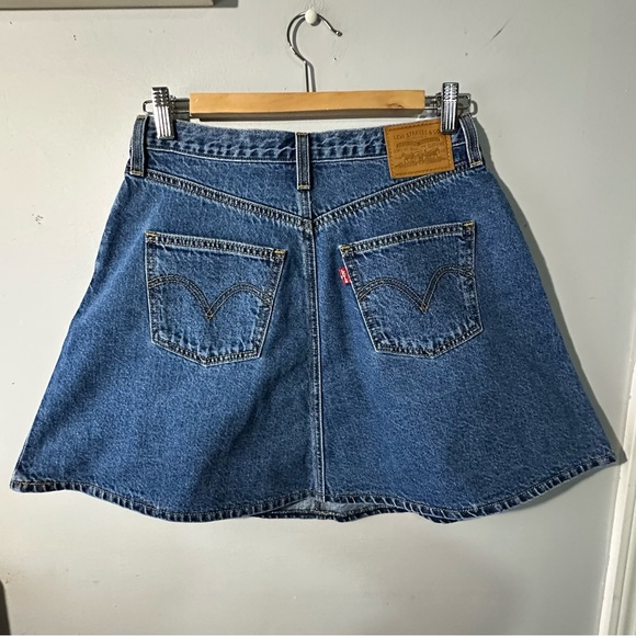 🆕 LEVI’s Mini Flounce Denim/Jean Skirt (NWT) - Picture 5 of 7